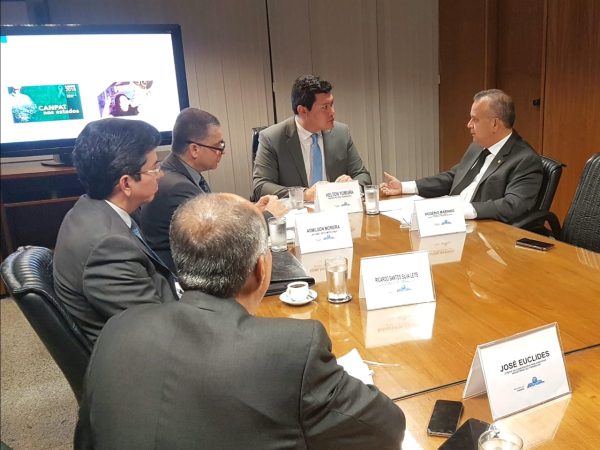 O encontro ocorreu no Ministério do Trabalho, em Brasília (DF) (Foto: Divulgação/Assessoria)
