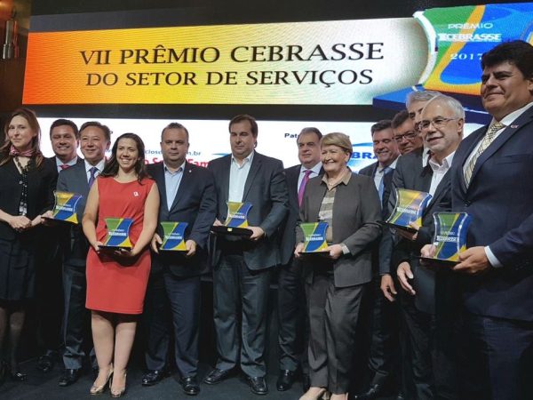 O prêmio foi concedido pela Central Brasileira do Setor de Serviços (Foto: Divulgação/Assessoria)