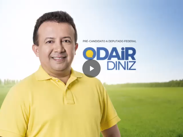 Assistir abaixo o vídeo do pré-candidato a deputado federal Odair Diniz (Foto: Reprodução)
