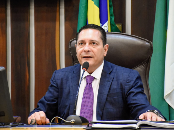 Presidente da Assembleia Legislativa, Ezequiel Ferreira de Souza (PSDB) (Foto: João Gilberto)