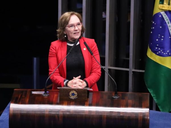 Zenaide Maia no Plenário do Senado Federal em Brasília (DF) — Foto: Divulgação/Assessoria