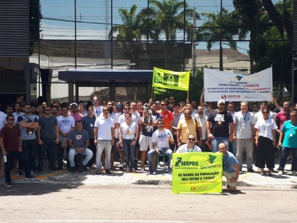Servidores da Dataprev no RN entram em greve em protesto a fechamento de escritórios da empresa — Foto: Divulgação