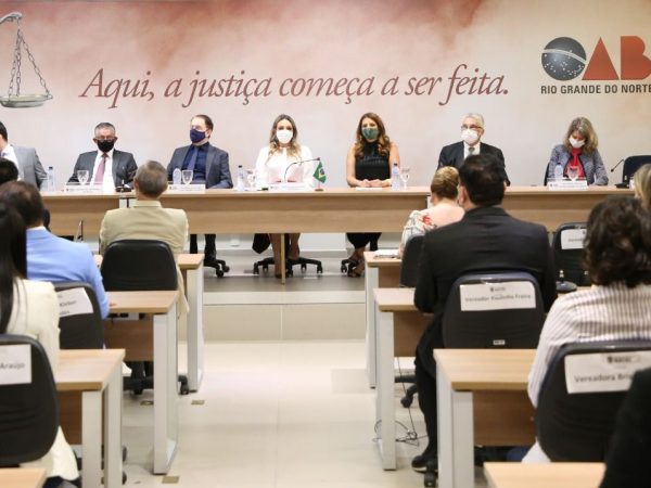 O evento que aconteceu na sede da Ordem dos Advogados do Brasil – OAB/RN. — Foto: Francisco de Assis