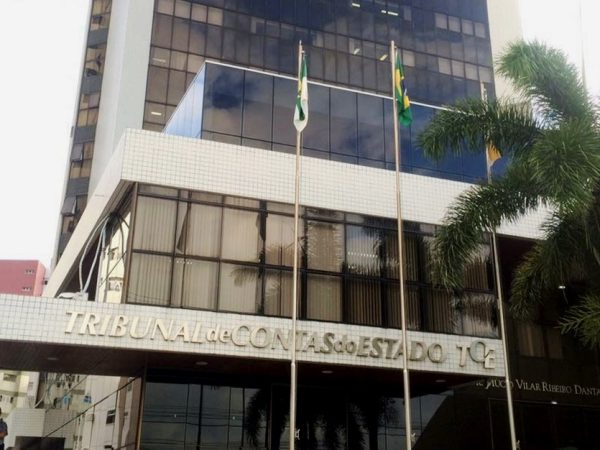Sede do Tribunal de Contas do Estado (TCE-RN)— Foto: Kléber Teixeira/ Inter TV Cabugi
