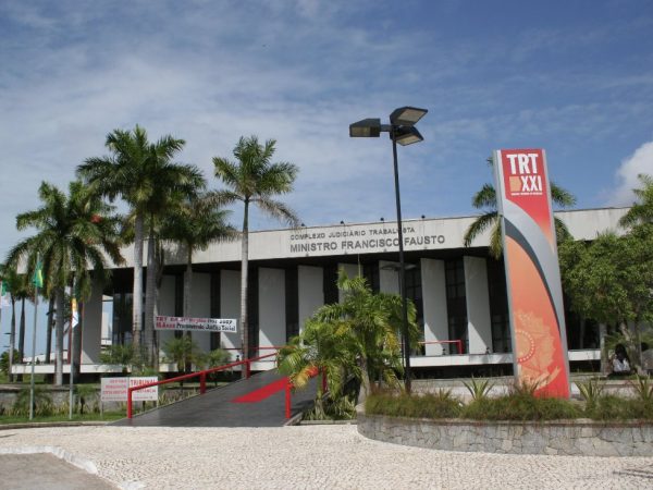 Sede do Tribunal Regional do Trabalho no Rio Grande do Norte (TRT-RN) (Foto: Reprodução)