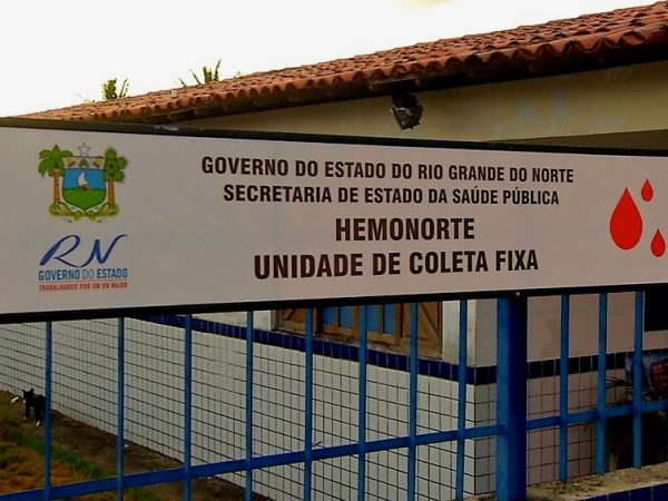 Unidade do Hemonorte da Zona Norte de Natal fica no conjunto Santarém — Foto: Reprodução/Inter TV Cabugi