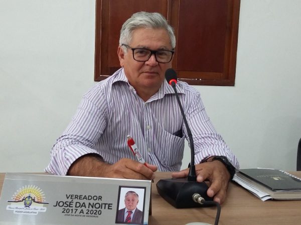 Vereador José da Noite de Medeiros (PR) - Foto: Josimário Nunes/Blog A Fonte