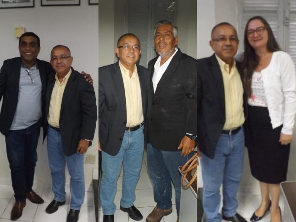 Carlão Ramalho, Arnaldo de Muriú e Carina Freitas tiveram juntos quase 4 mil votos, quase a soma dos ouros 19 nomes que concorreram pelo PSD — Foto: Divulgação