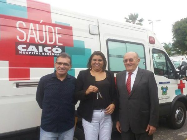 Vivaldo já havia destinado duas outras ambulâncias para saúde pública de Caicó (Foto: Divulgação/Assessoria)