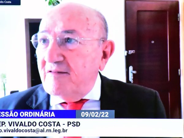 O deputado estadual mencionou o esforço do então ministro do Desenvolvimento, Rogério Marinho. — Foto: João Gilberto