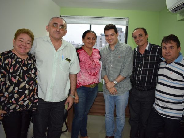 Walter Alves e prefeita de Frutuoso Gomes, Janda Jácome, e o vice-prefeito Bebé 13.02.17