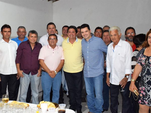 Parlamentar esteve em  Campo Grande e Governador Dix-Sept Rosado (Foto: Divulgação)