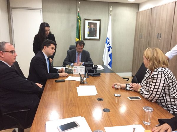 Os assuntos foram pauta durante audiência com o ministro da Saúde, Gilberto Occhi (Foto: Divulgação)