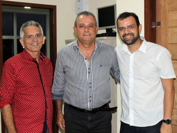 Décio Santiago, Paulo Campos e Jefferson Mac (Foto: Divulgação/Assessoria)