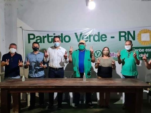 Apoio do grupo dos verdes parnamirinenses visa o fortalecimento do seu projeto político de 2020. — Foto: Divulgação