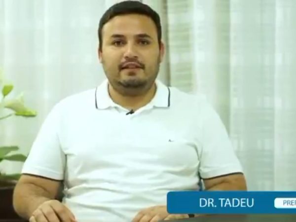 Dr. Tadeu declarou que nenhum gestor gostaria de está publicando decretos com restrição de circulação de pessoas — Foto: Reprodução