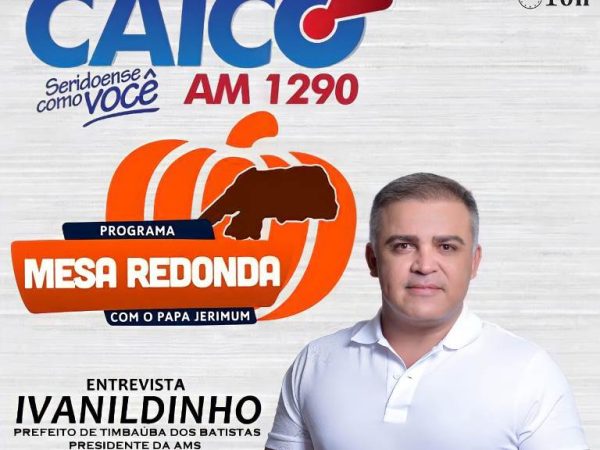 O Mesa Redonda com o deputado Vivaldo Costa vai ao ar neste sábado, a partir das 10 horas. — Foto: Divulgação