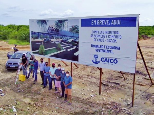 O terreno onde será erguido o complexo tem 50 hectares e está localizado às margens da RN-118. — Foto: Divulgação