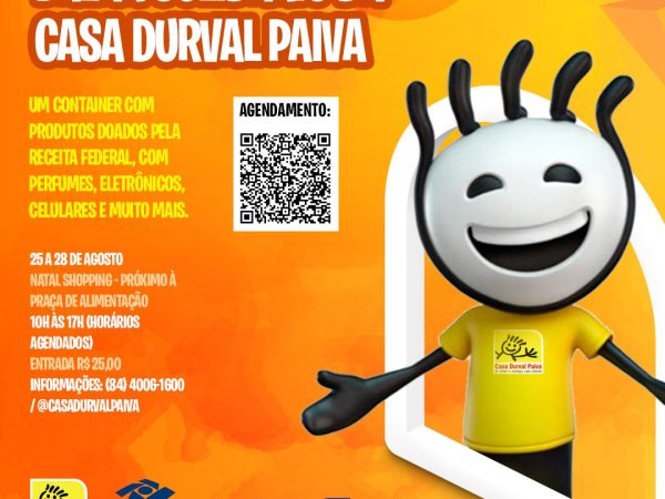 A Casa Durval Paiva vai realizar bazar com smartphones, perfumes importados, eletrônicos, entre outros. — Foto: Divulgação