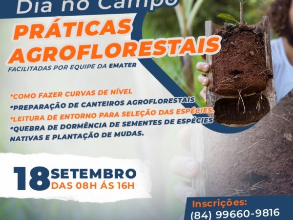 O projeto tem por objetivo compartilhar novas tecnologias para agricultura familiar na região do Seridó — Foto: Divulgação