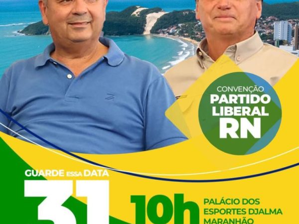 No ato partidário será confirmada a candidatura do ex-ministro Rogério Marinho para o Senado Federal. — Foto: Divulgação
