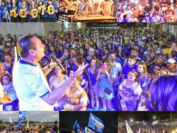 Grupo do prefeito Galo fez festa para agradecer as ações do deputado estadual. — Foto: Divulgação