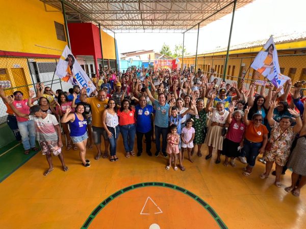 Passando por Parnamirim, Ceará-Mirim e Ielmo Marinho, Neilton mobilizou centenas de pessoas durante suas visitas deste domingo. — Foto: Divulgação