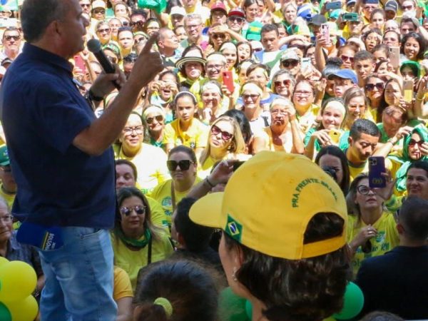 O evento foi realizado neste sábado e contou com a participação do senador eleito Rogério Marinho (PL). — Foto: Demis Roussos