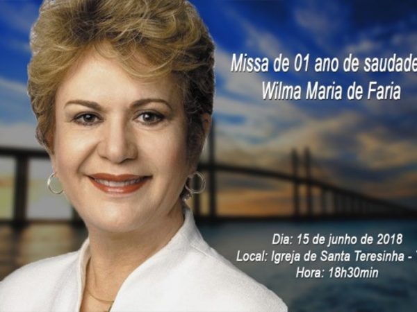 Ex-governadora Wilma de Faria será lembrada em missa nesta sexta-feira, 15 (Foto: Reprodução)