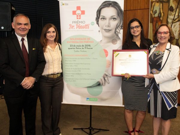 O Prêmio “Dr. Pinotti – Hospital Amigo da Mulher” é concedido pela Câmara dos Deputados (Foto: Divulgação)