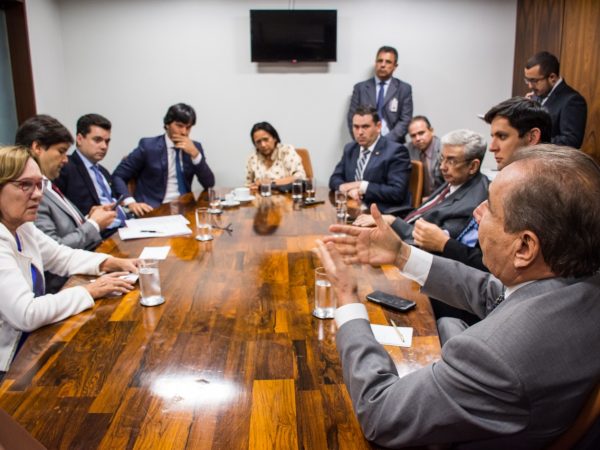Zenaide Maia na reunião com a Bancada Federal Potiguar em Brasília (Foto: Divulgação)