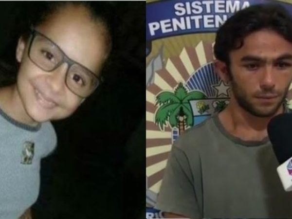 Paulo Batista de Souza deveria levar Maria Clara até a casa de uma irmã dela, mas a menina jamais chegou ao local e seu corpo foi encontrado um mês após o desaparecimento — Foto: Reprodução.