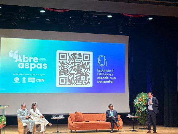 Evento 'Abre Aspas', da Rede Paraíba de Comunicação, abriu cobertura das Eleições 2026 — Foto: Guilherme Bezerra/CBN Paraíba