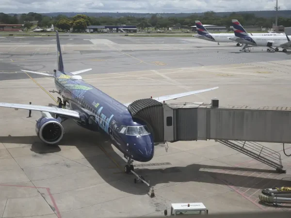 Movimentação no  Aeroporto Internacional de Brasília – Presidente Juscelino Kubitschek, durante paralisação dos aeronautas