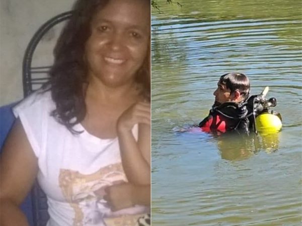 Mulher despareceu no Rio Mossoró — Foto: Cedida