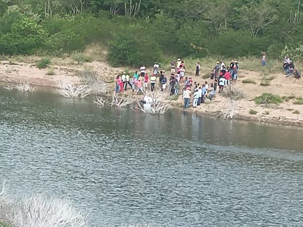 Homem de 27 anos morre afogado em açude na Paraíba — Foto: Reprodução/Corpo de Bombeiros