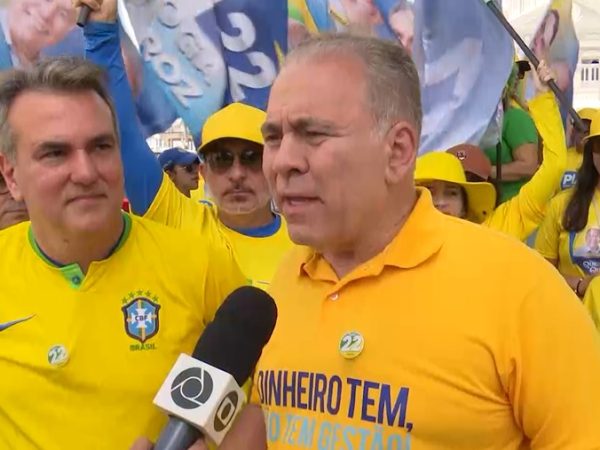 Marcelo Queiroga apresentou propostas para a valorização do comércio no centro — Foto: TV Cabo Branco/Reprodução