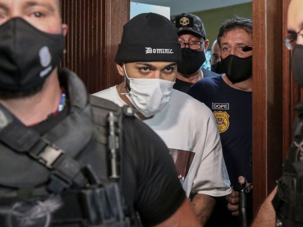 O atacante foi conduzido à delegacia para prestar esclarecimentos e foi liberado. — Foto: © Paulo Lopes/AGNews