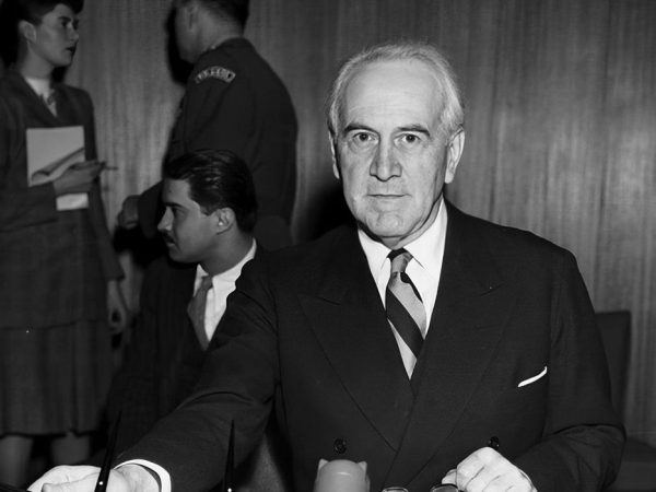 O diplomata e político Oswaldo Aranha foi o presidente da Segunda Assembleia Geral da ONU que votou o plano de partilha da Palestina, em 1947. Foto: Nações Unidas