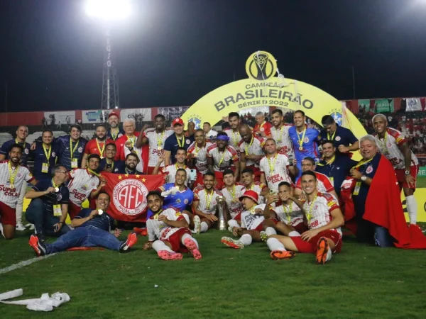 América-RN é campeão da Série D pela primeira vez — Foto: Canindé Pereira/América FC