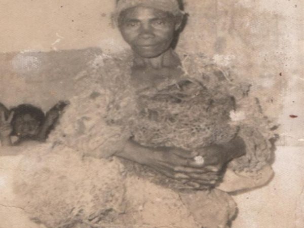 Foto de Aparecida no dia da sua captura — Foto: Reprodução/Arizaldo de Lima/Ian Cordeiro