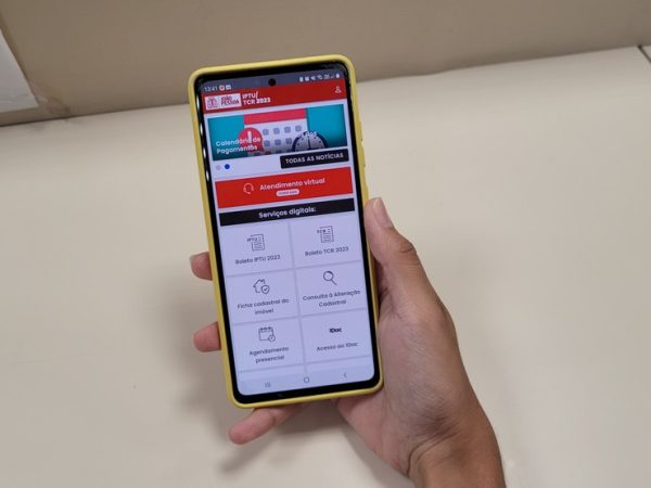 Aplicativo IPTU/TCR João Pessoa  — Foto: Dani Fechine/g1