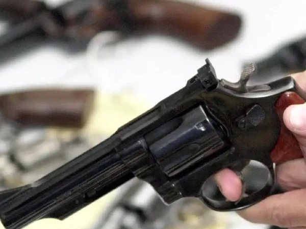 arma de fogo recolhida na Campanha do Desarmamento