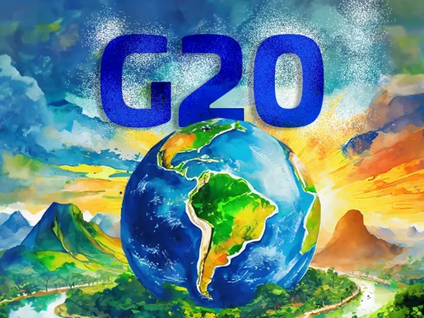 Brasília (DF) 26/02/2024 - Arte sobre o G20.
Arte EBC