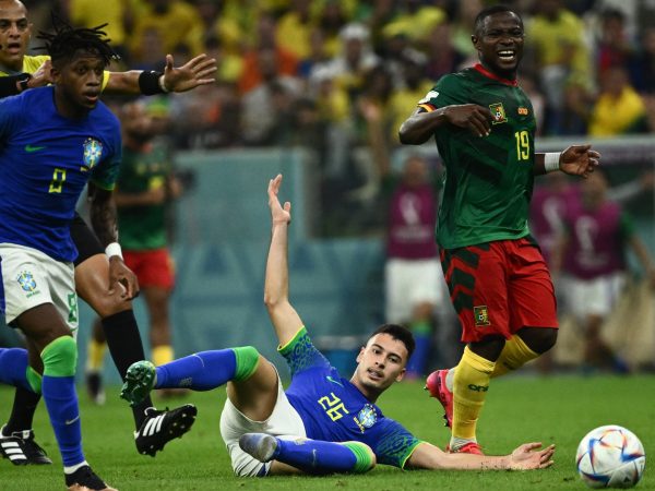 Seleção Brasileira foi enfrentar Camarões, nesta sexta-feira (2), no estádio da final da Copa do Catar, Lusail. — Foto: Reprodução