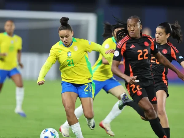 Brasil empata sem gols com a Colômbia na fase de grupos da Copa América Feminina de futebol, em 25-07-2025 - seleção feminina