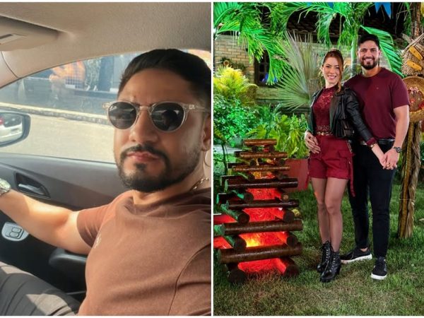 bruno-e-rayane Bruno Mello foi morto a tiros durante um assalto em João Pessoa — Foto: Arquivo pessoal/Rayane Pereira