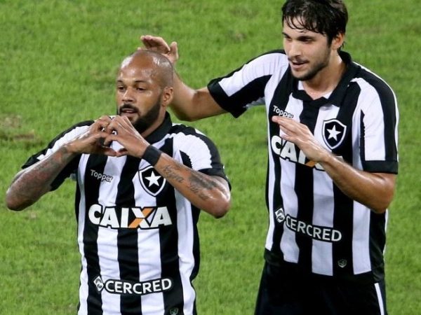 Vitória do Botafogo foi construída com dois belos gols (Foto: Satiro Sodré/SSPress/Botafogo)