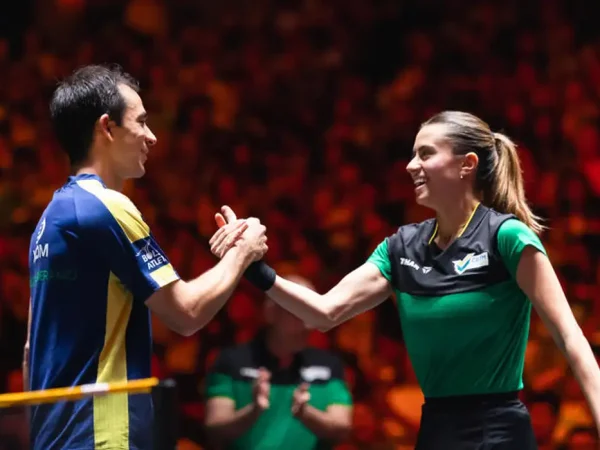 Hugo Calderano e Bruna Takahashi - duplas mistas avançam à final inédita do Smash de Singapura, em 26/02/2026