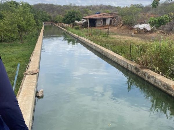 Canal do Pataxó, no interior do Rio Grande do Norte — Foto: Igarn/Divulgação